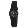 Montre Q&Q Femme bracelet silicone noir cadran noir
