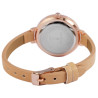 Montre Femme Excellanc bracelet cuir synthétique cadran brun