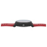 Montre Homme Classix bracelet silicone rouge cadran rouge