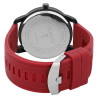 Montre Homme Classix bracelet silicone rouge cadran rouge