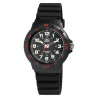 Montre Homme Q&Q bracelet silicone noir