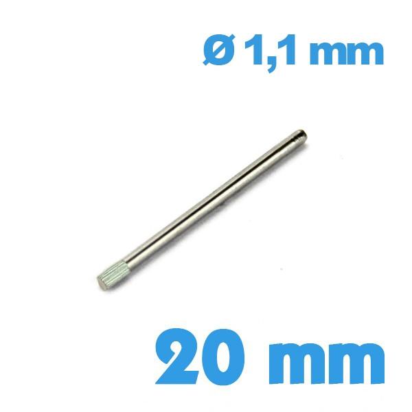 15 Pins Montre Sourcing Map 17mm - Acier Inoxydable 0.9mm | Goupilles Fendues Pour Bracelet | Réparation Montre