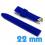 Bracelet Silicone Bleu 22mm de montre pas cher