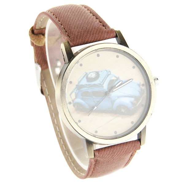 Montre Publicitaire AUTOSUR Unisexe à Quartz - Boîtier Transparent, Pile Incluse, Très Bon état