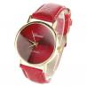 Montre femme luxe pas chère bracelet rouge