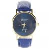 Montre femme luxe pas chère bracelet bleue