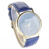 Montre femme luxe pas chère bracelet bleue