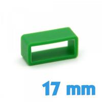 Loop bracelet Silicone 17 mm - Vert foncé