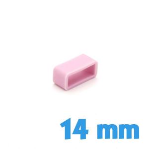 Loop de montre Silicone 14 mm  - Rose