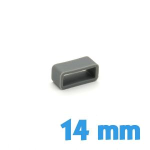 Loop pour bracelet Silicone 14 mm  - Gris