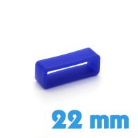 Loop de bracelet Silicone 22 mm  - Bleu