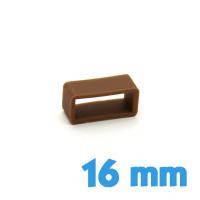 Passant pour montre 16 mm Brun 