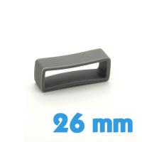 Loop de montre Silicone 26 mm  - Gris