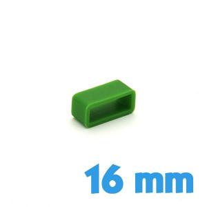 Passant Silicone Vert 16 mm pour montre 