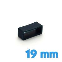 Passant Silicone Bleu 19 mm pour bracelet 