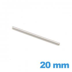 Tige droite 20 mm bracelet métal  diamètre 1.0 mm