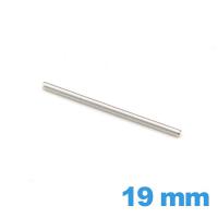 Tige droite diamètre 1.0 mm Longueur : 19mm 