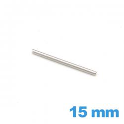 Axe cylindrique 15mm diamètre 1.0 mm pour bracelet  pas cher