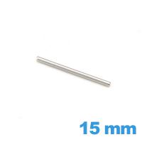 Axe cylindrique 15mm diamètre 1.0 mm pour bracelet  pas cher