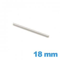 Tige droite diamètre 1.0 mm Longueur : 18mm bracelet métal