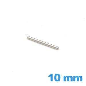 Axe cylindrique 10mm   diamètre 1.0 mm