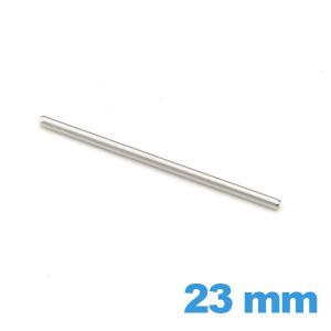 Goupille droite pour bracelet  diamètre 1.0 mm Longueur : 23 mm 