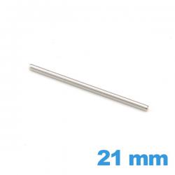 Barre droite 21 mm pour bracelet  diamètre 1.0 mm