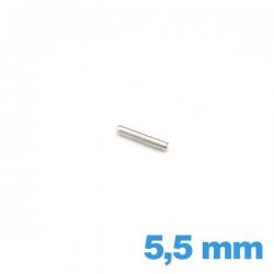 Goupille cylindrique diamètre 1.0 mm Longueur : 5.5mm bracelet métal