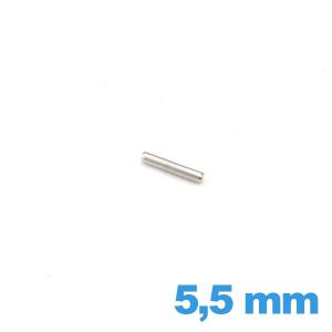 Goupille cylindrique diamètre 1.0 mm Longueur : 5.5mm bracelet métal