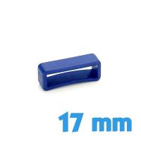 Passant montre 17 mm Bleu 