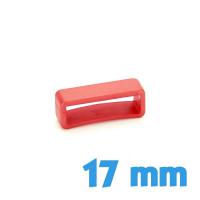 Passant bracelet Plastique Rouge 17 mm 