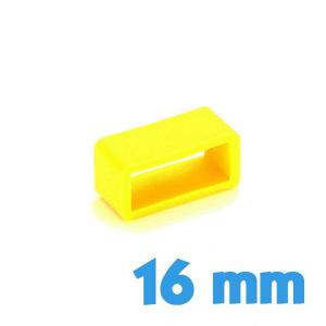 Loop Silicone Jaune 16 mm pour montre 