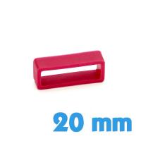 Loop de bracelet Silicone 20 mm  - Rouge