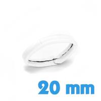 Passant bracelet  20 mm  - Blanc