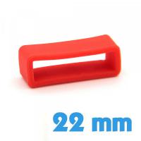 Loop Silicone Rouge 22 mm de montre 