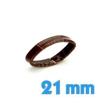 Passant Brun 21 mm de montre 