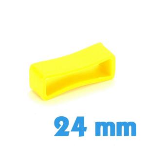 Passant Jaune 24 mm de bracelet