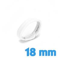 Passant de montre Blanc 18 mm 