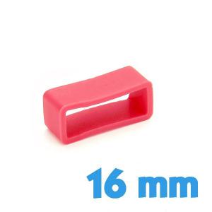 Loop pour bracelet Silicone Rouge 16 mm