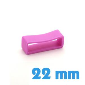 Passant pour montre 22 mm Rose pas cher