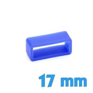 Passant de bracelet 17 mm  - Bleu