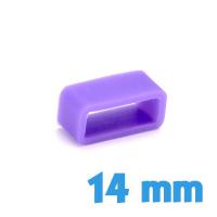 Passant Silicone Violet 14 mm pour montre pas cher