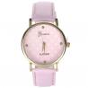 Montre analogique rose femme