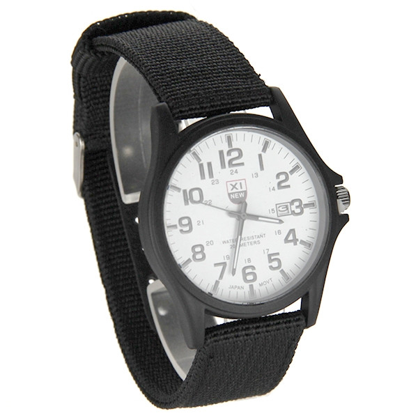 Montre Militaire Commando Vert Kaki - Sport Fluorescent Avec Date - Homme