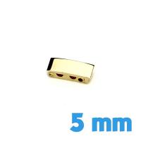 Attache montre clip 5 mm dorée
