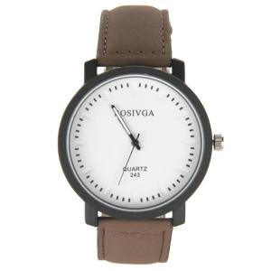 Montre classique homme pas cher brun