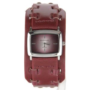 Bracelet de force cuir montre rouge