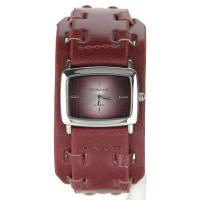 Bracelet de force cuir montre rouge