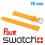 Bracelet Silicone 1.2 cm Orange pour montre Swatch