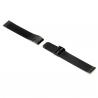 Bracelet milanais Noir de montre 22 mm